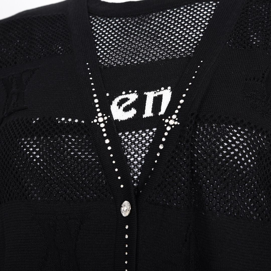 ボーダーモチーフ　ニットカーディガン　VALENZA　5163300