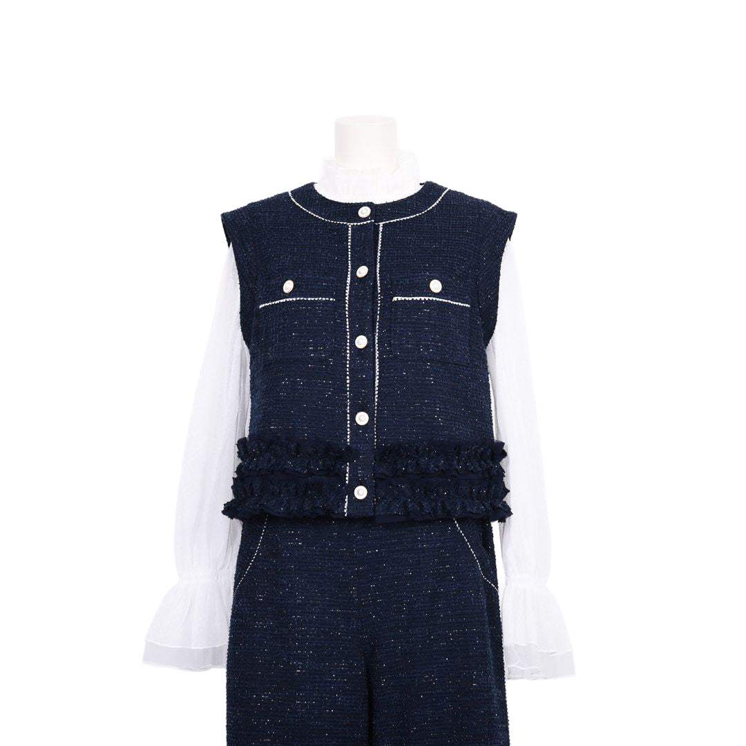 ラメファンシージャージ　ショートジレ　Dear Princess mieux　2057102