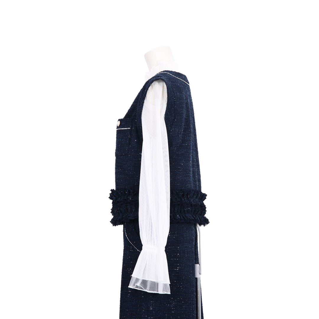 ラメファンシージャージ　ショートジレ　Dear Princess mieux　2057102