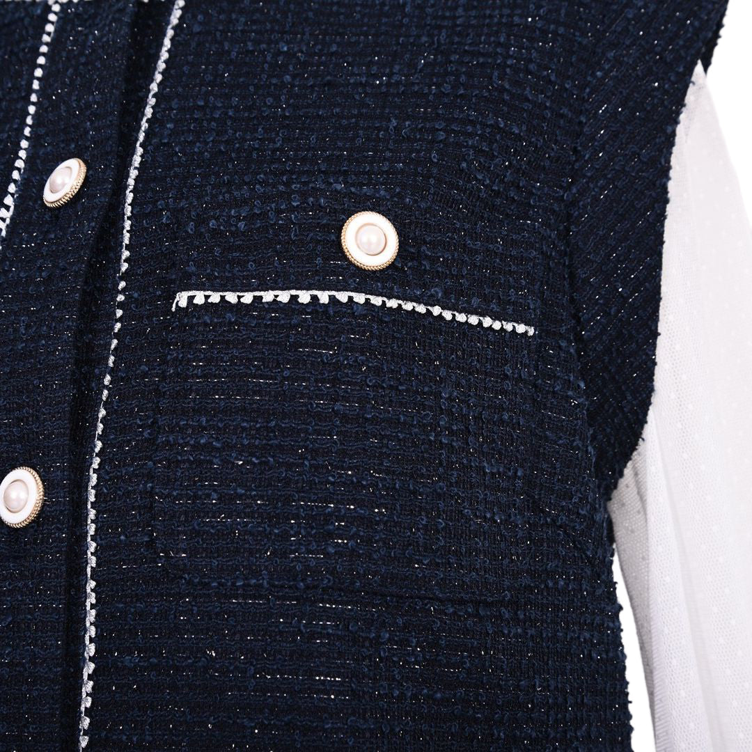 ラメファンシージャージ　ショートジレ　Dear Princess mieux　2057102