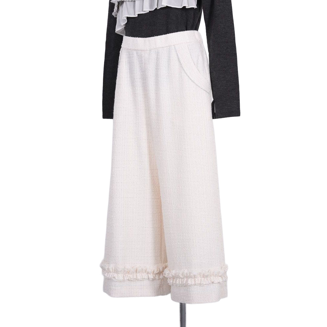 ラメファンシージャージ　7分丈セミワイドパンツ　Dear Princess mieux　2056100