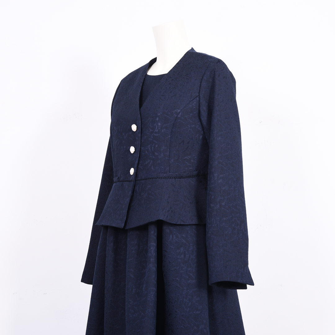 ボタニカルジャガード　ペプラムジャケット　Dear Princess　3057311