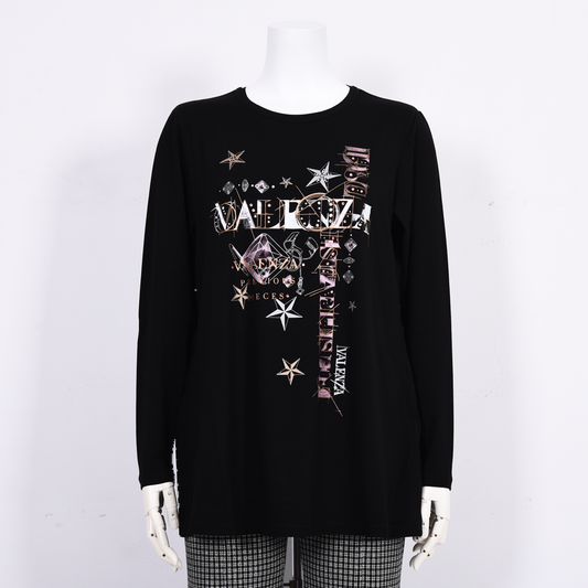 フロントモチーフ　Aラインカットソー　VALENZA　5162306