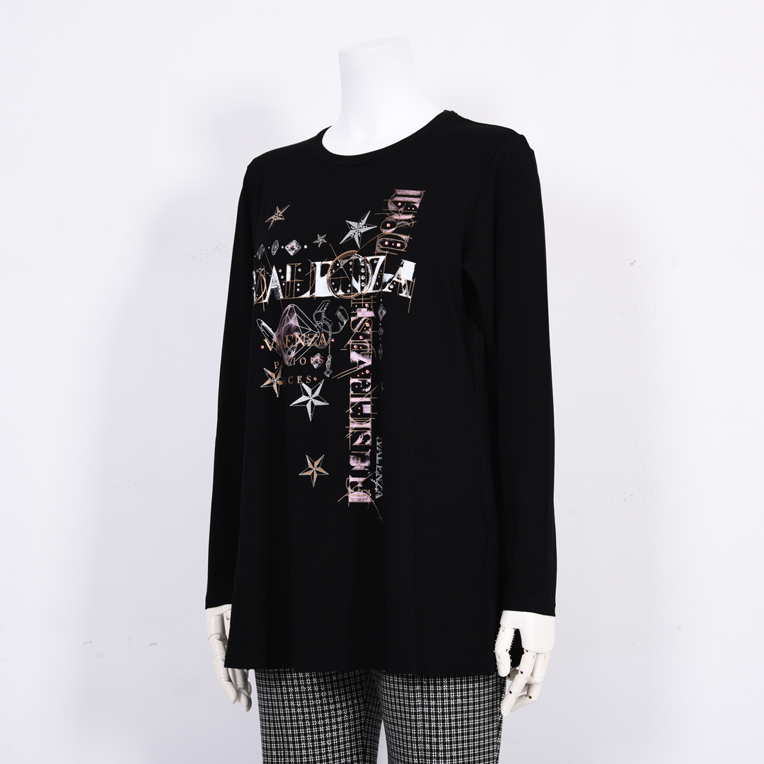 フロントモチーフ　Aラインカットソー　VALENZA　5162306