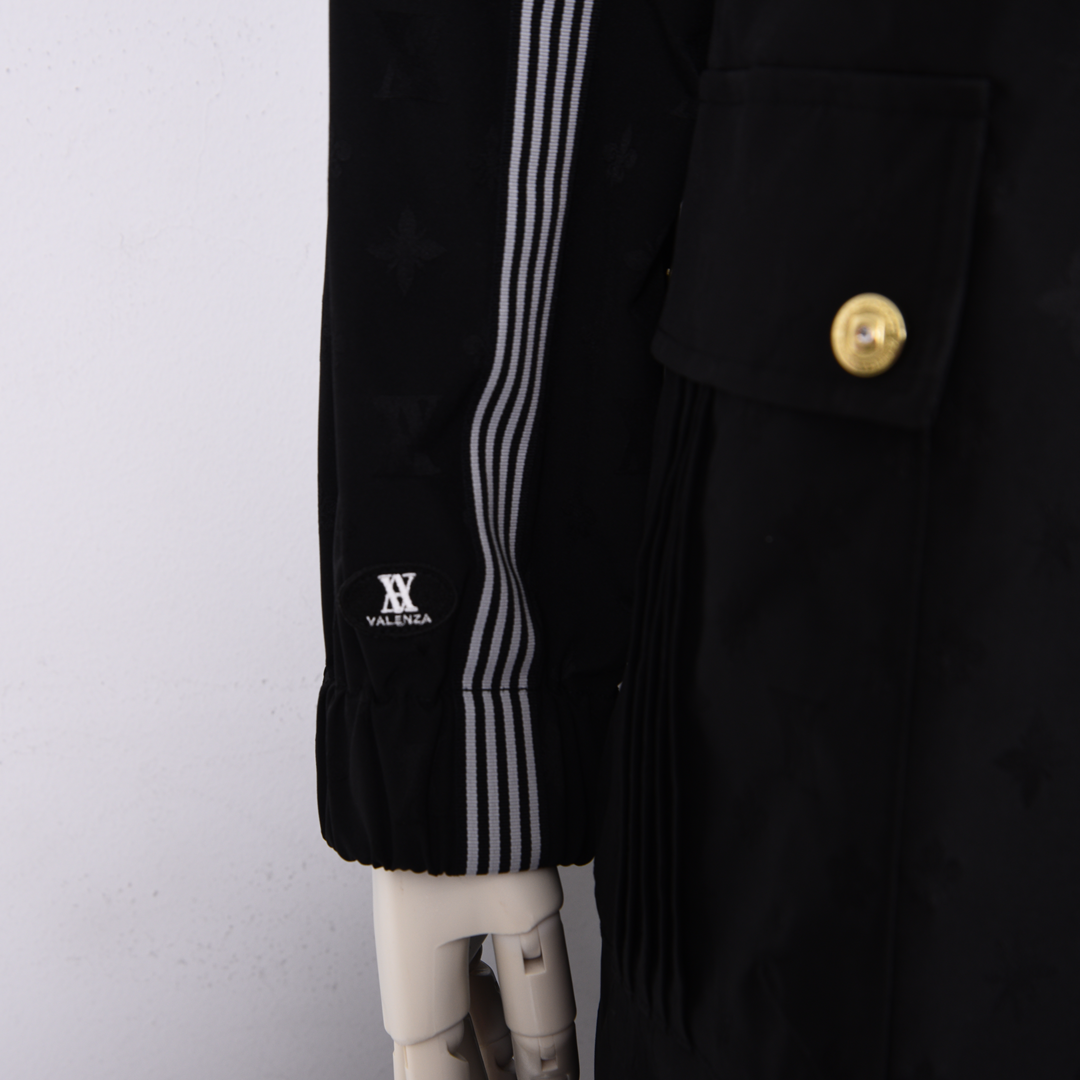 【Lサイズ】モノグラム　ロングコート　VALENZA　5568301