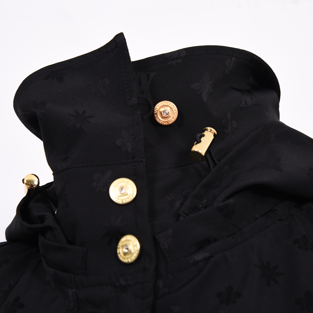 【Lサイズ】モノグラム　ロングコート　VALENZA　5568301