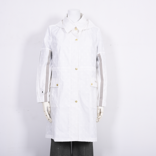 【Lサイズ】モノグラム　ロングコート　VALENZA　5568301