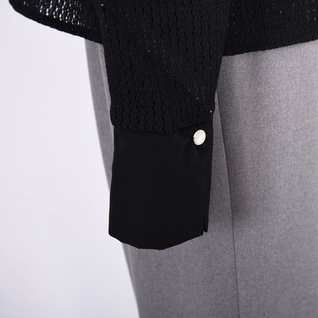 シアーレース　シャツブラウス　B DONNA　6051107