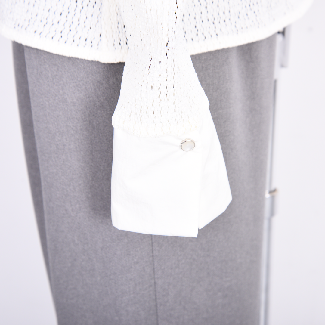 シアーレース　シャツブラウス　B DONNA　6051107