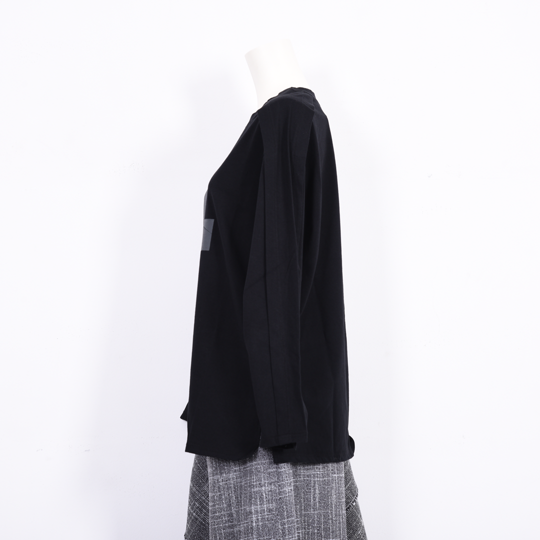 【綿100%】フリントモチーフ　カットソー　B DONNA　6052119