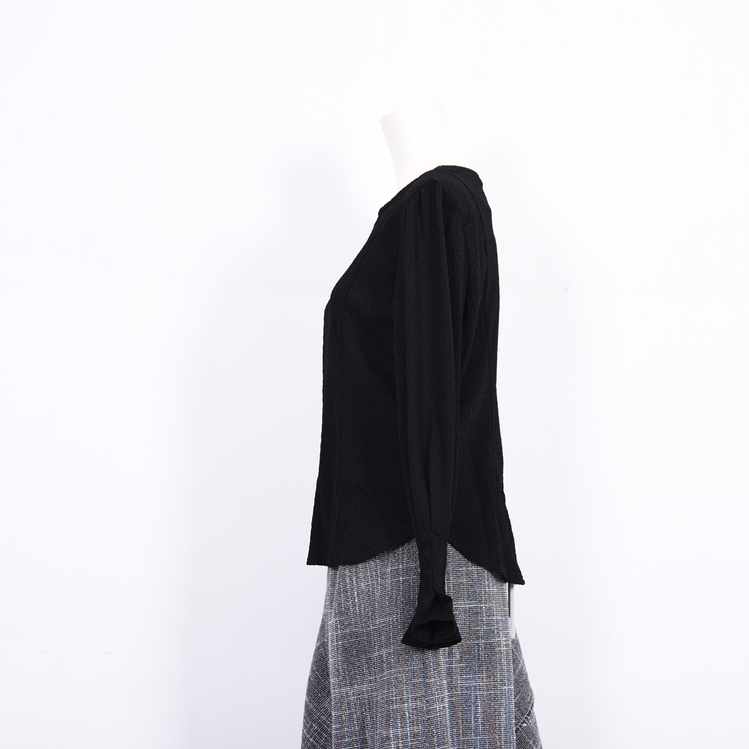 ボリュームスリーブ　シアーカットソー　B DONNA　6052121