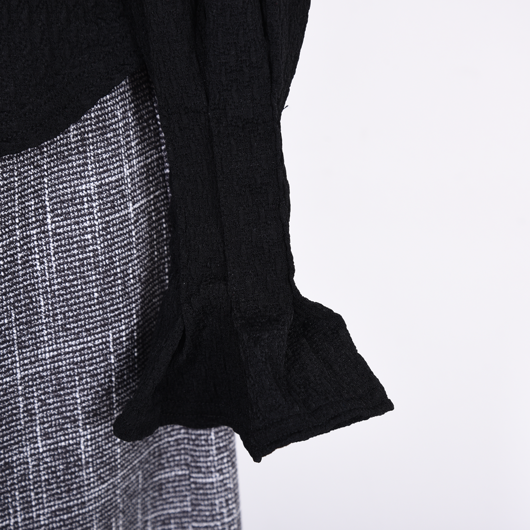 ボリュームスリーブ　シアーカットソー　B DONNA　6052121