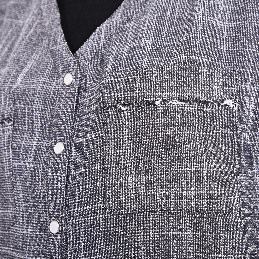 ツイード　ショートジレ　B DONNA　6057120