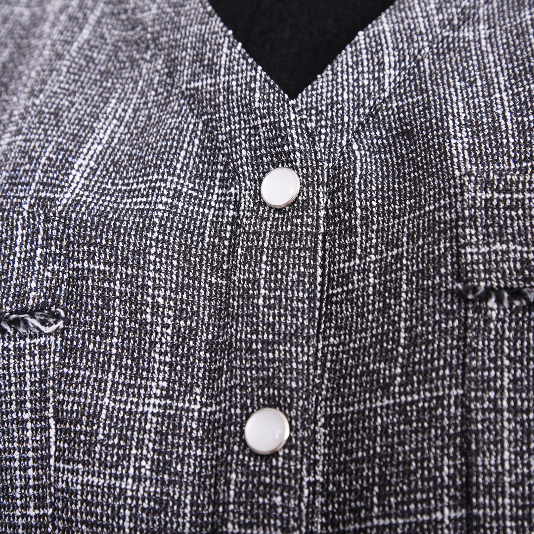 ツイード　ショートジレ　B DONNA　6057120