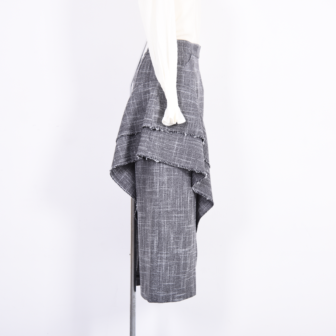 ツイード　タイトスカート　B DONNA　6055108