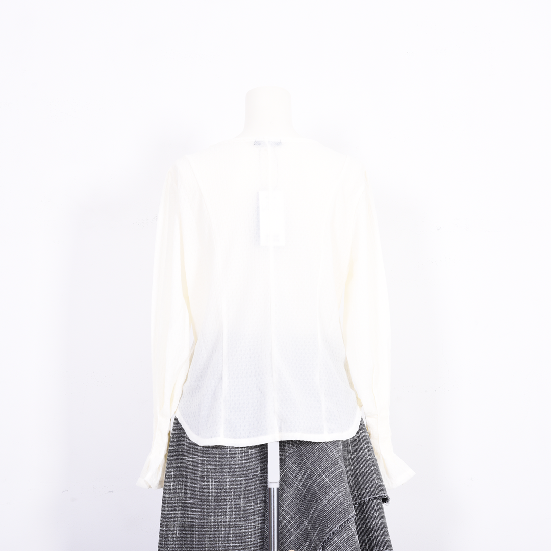 ボリュームスリーブ　シアーカットソー　B DONNA　6052121