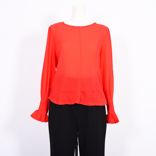 ボリュームスリーブ　シアーカットソー　B DONNA　6052121