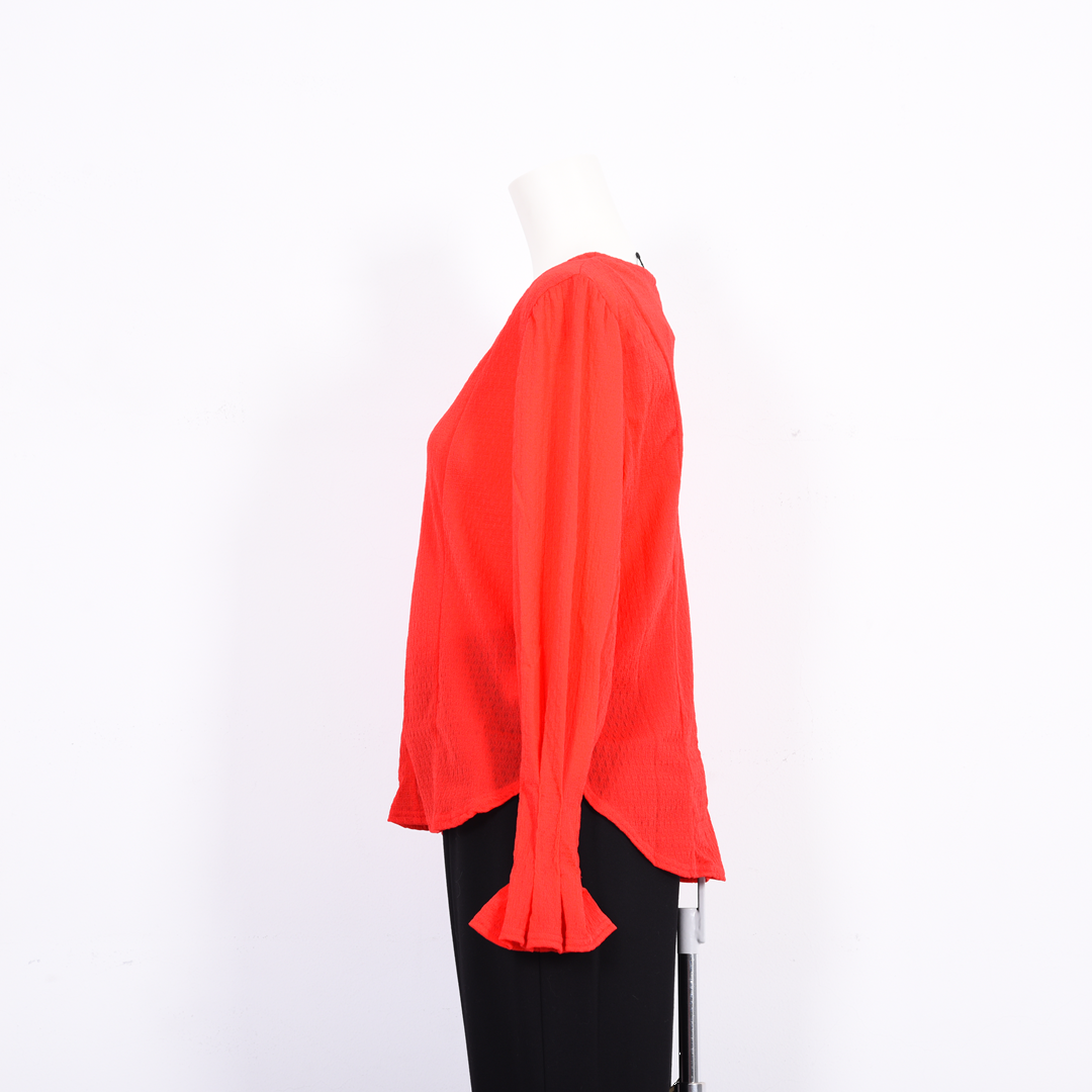 ボリュームスリーブ　シアーカットソー　B DONNA　6052121