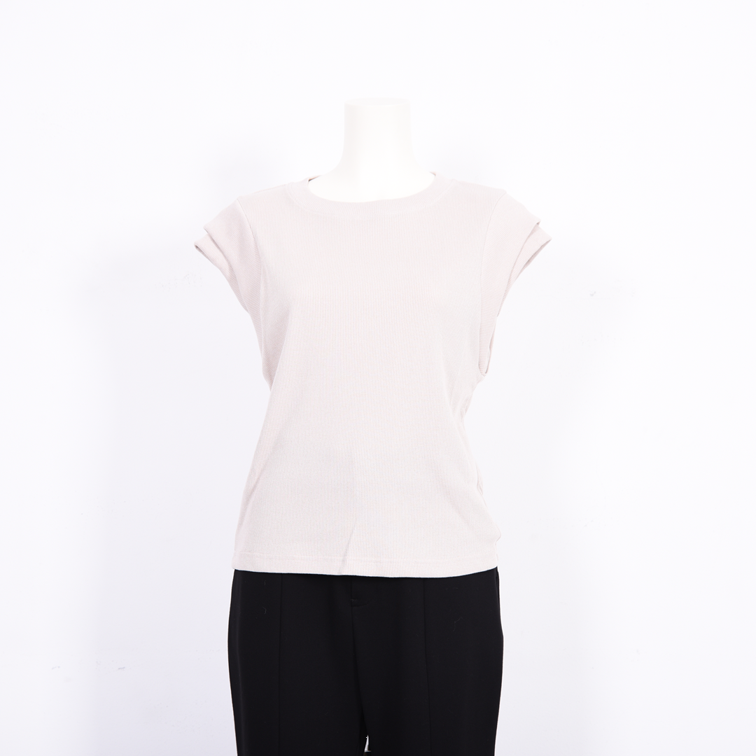 ラメテレコ　ノースリーブカットソー　B DONNA　6052123