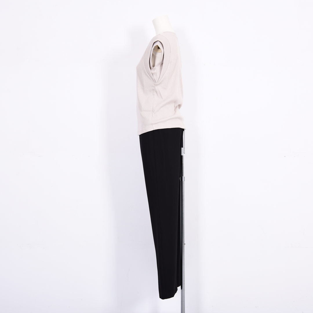 ラメテレコ　ノースリーブカットソー　B DONNA　6052123