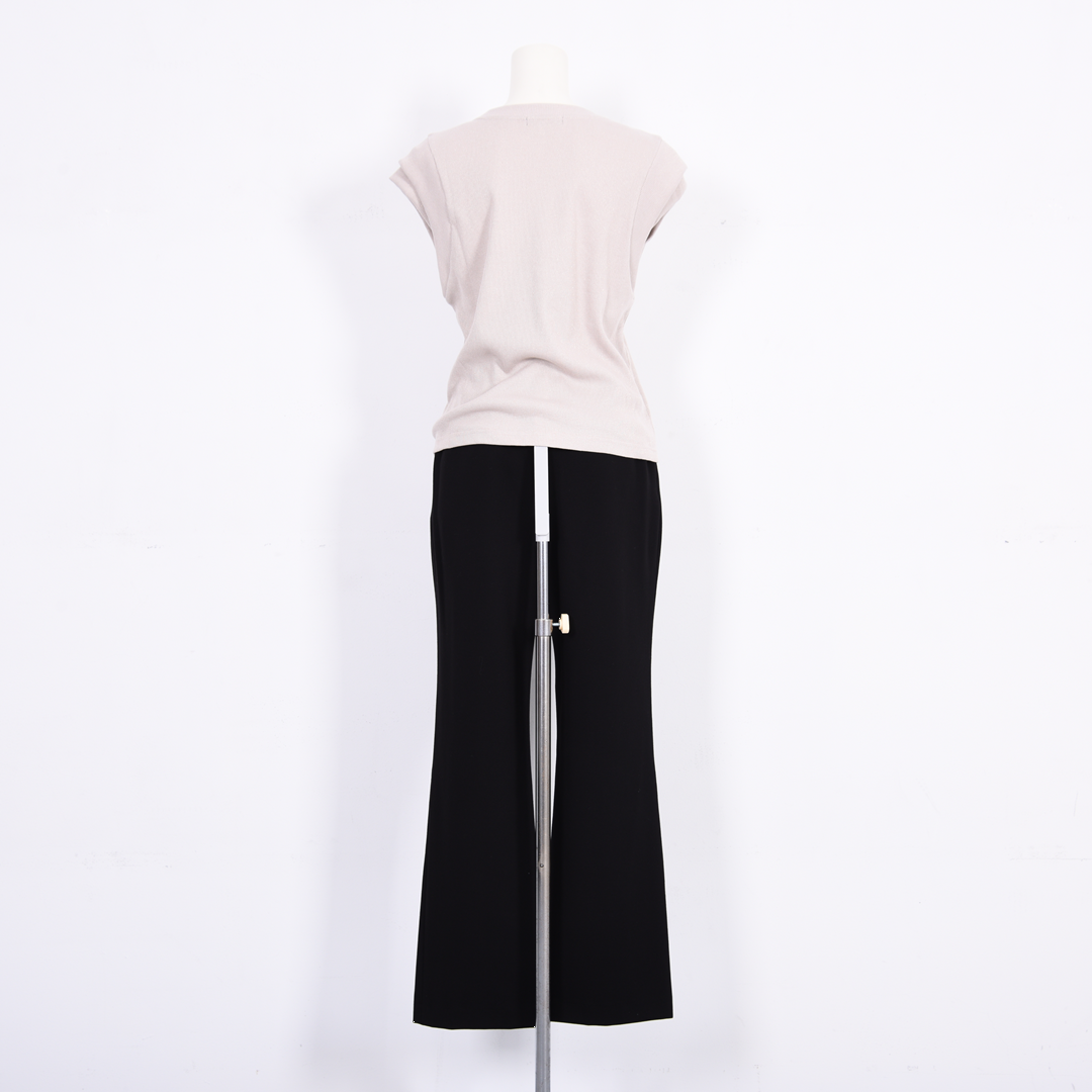 ラメテレコ　ノースリーブカットソー　B DONNA　6052123