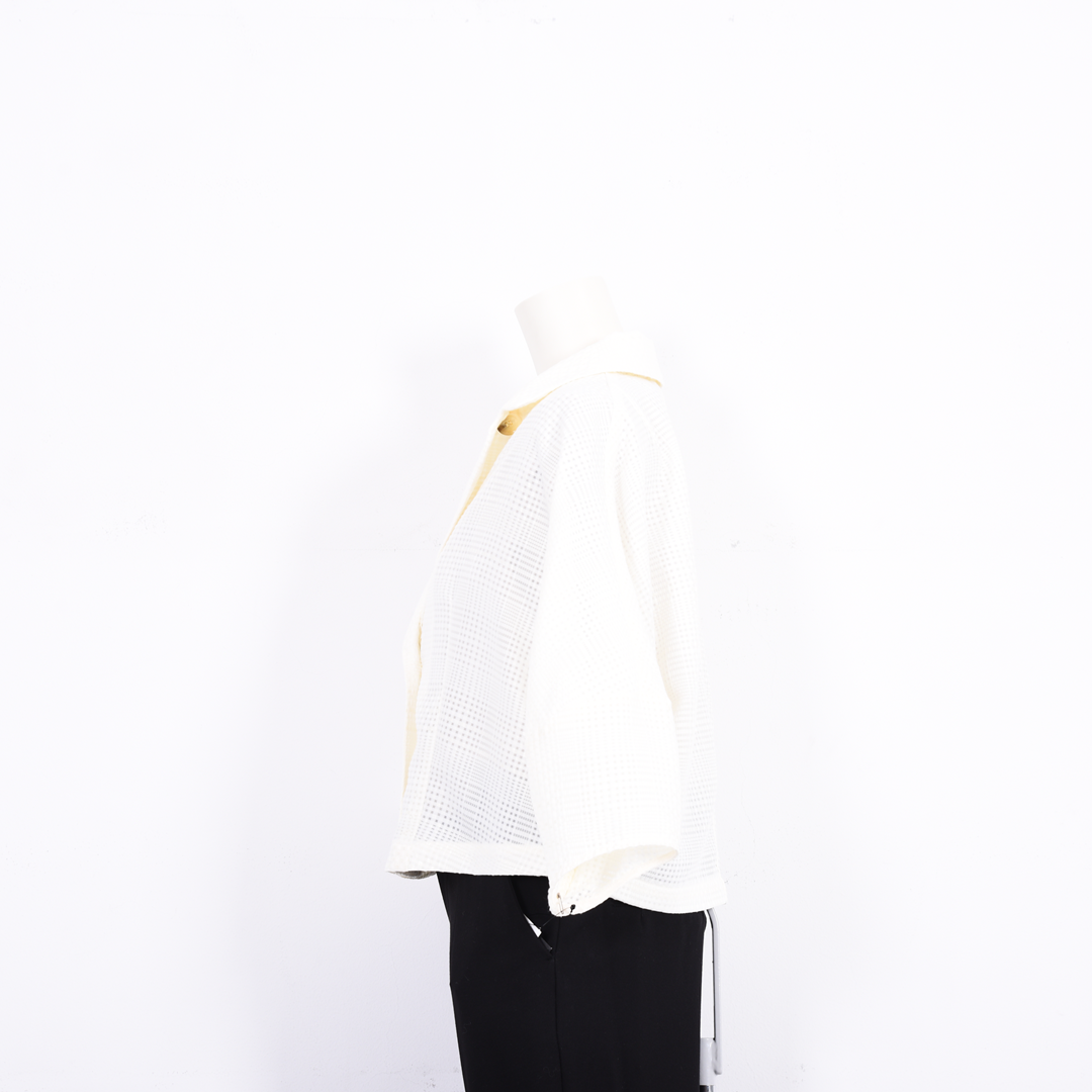 ブロックタイルチェック　ジャケット　B DONNA　6057117