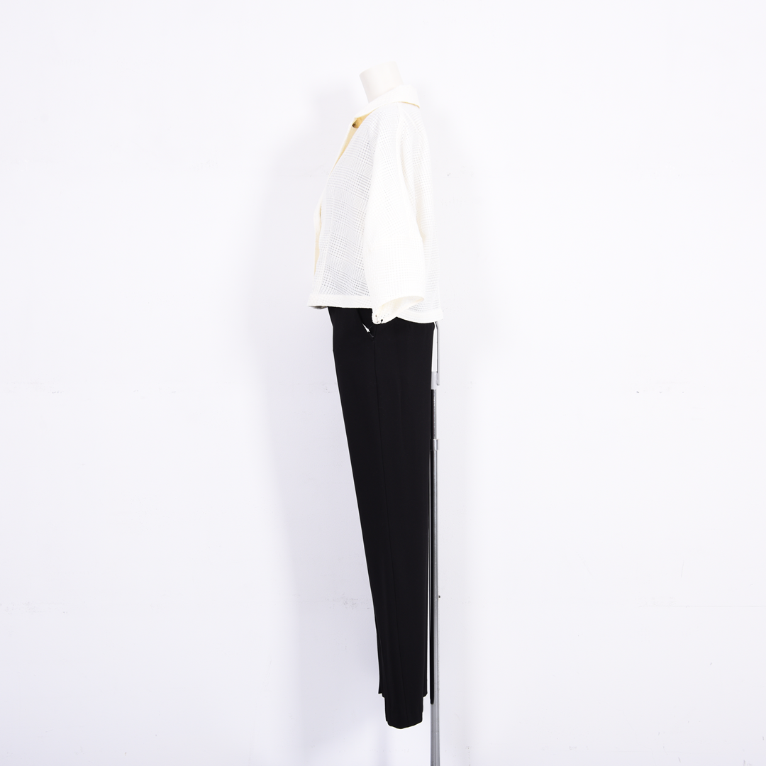 ブロックタイルチェック　ジャケット　B DONNA　6057117