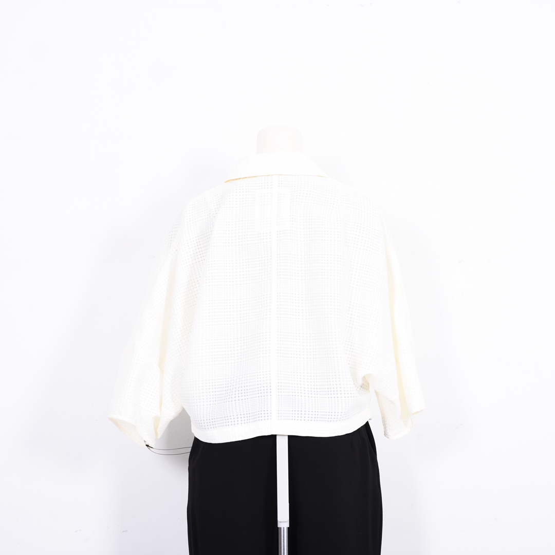 ブロックタイルチェック　ジャケット　B DONNA　6057117