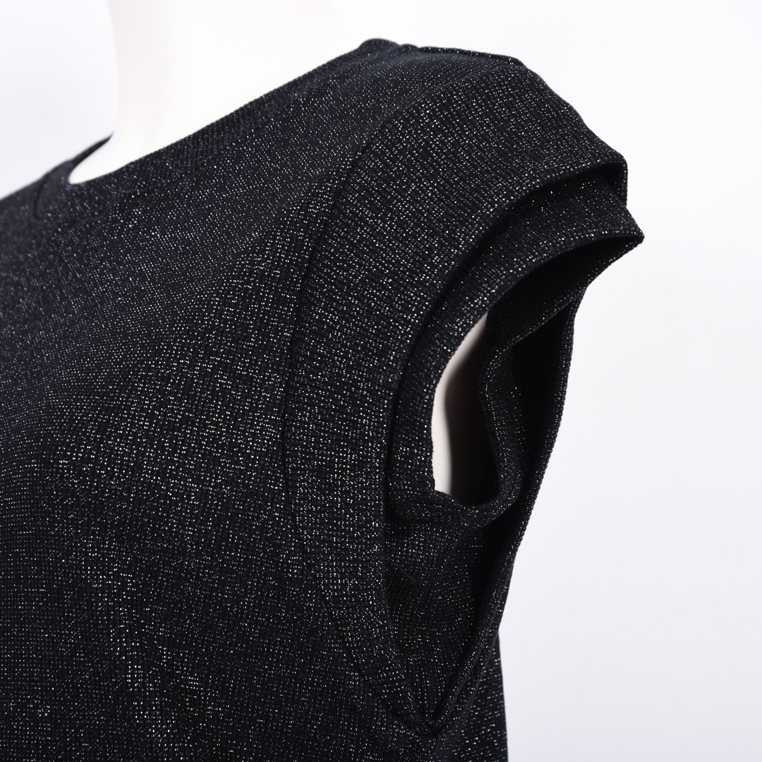 ラメテレコ　ノースリーブカットソー　B DONNA　6052123