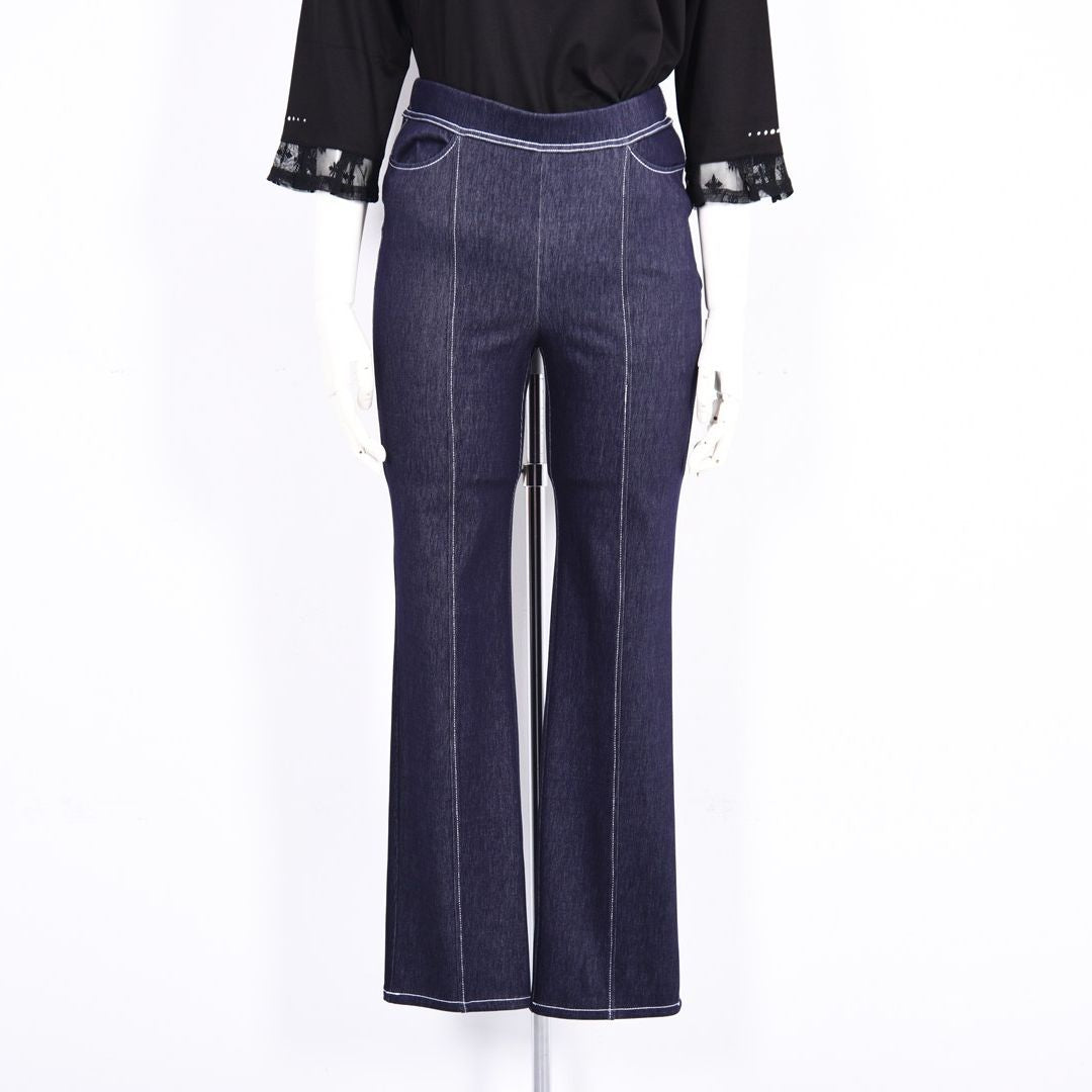 【Lサイズ】デニムジャージ　ストレートパンツ　VALENZA　5566302