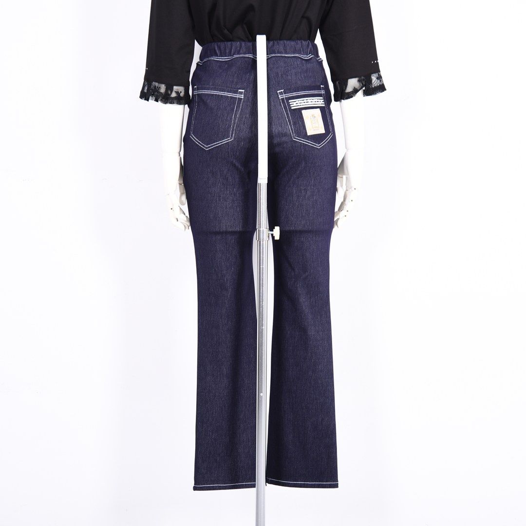 【Lサイズ】デニムジャージ　ストレートパンツ　VALENZA　5566302