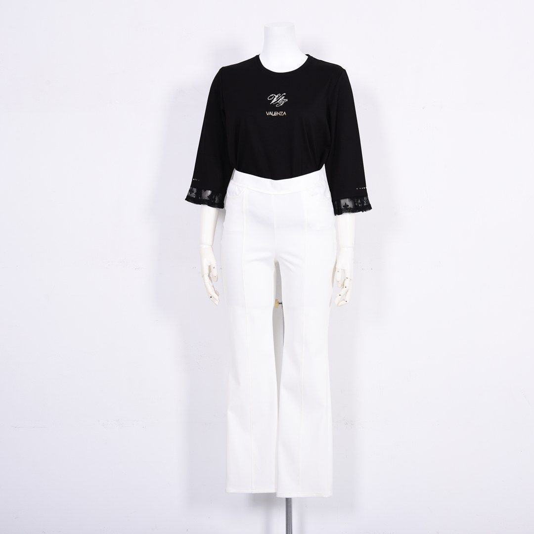 【Lサイズ】デニムジャージ　ストレートパンツ　VALENZA　5566302