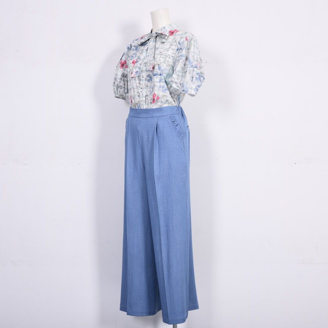 ソフトデニム　ワイドパンツ　Dear Princess　3056303