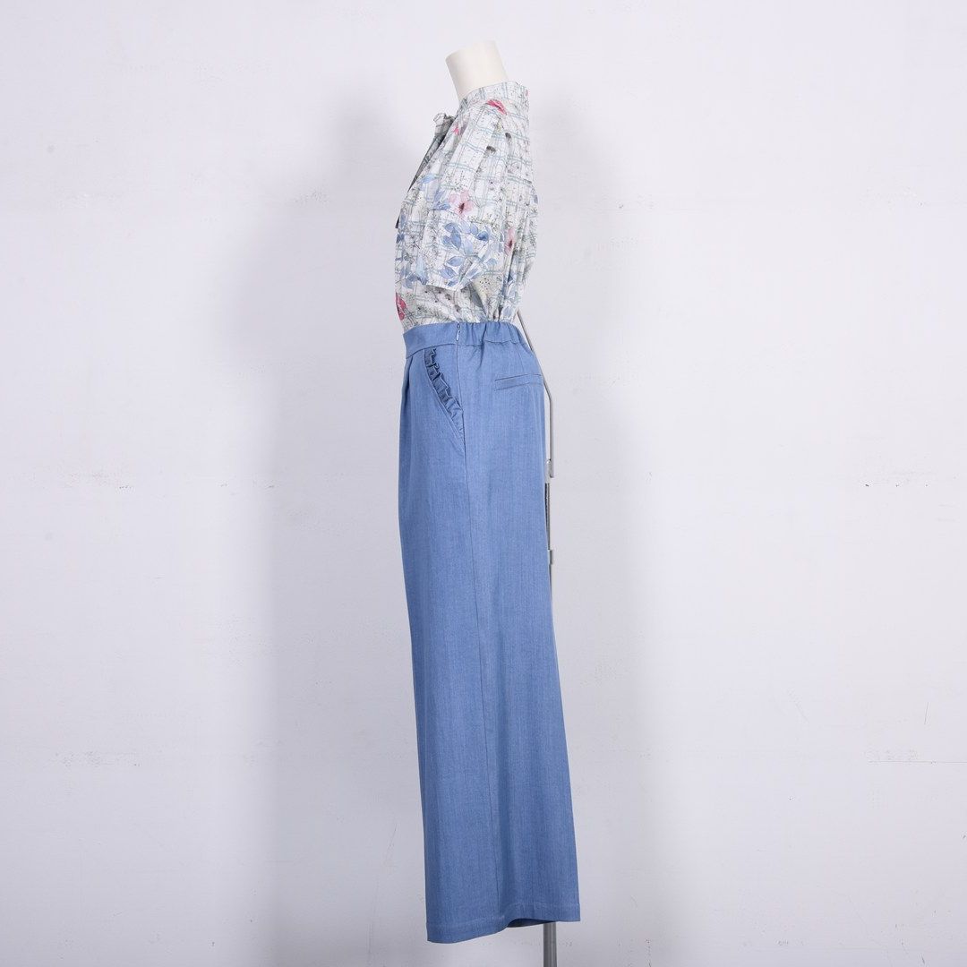 ソフトデニム　ワイドパンツ　Dear Princess　3056303