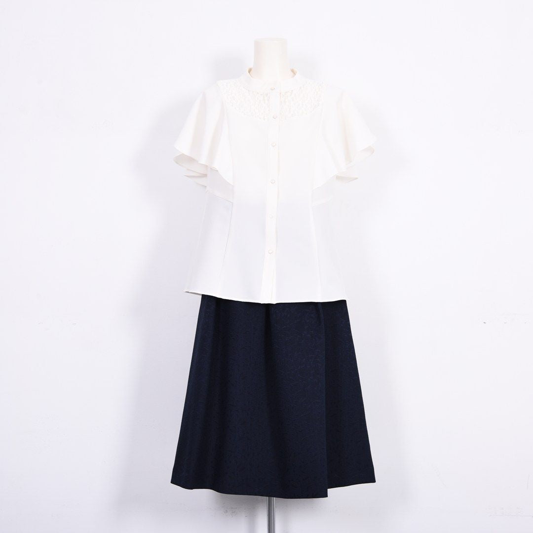 サッカーストレッチ　フレアスリーブブラウス　Dear Princess　3051312