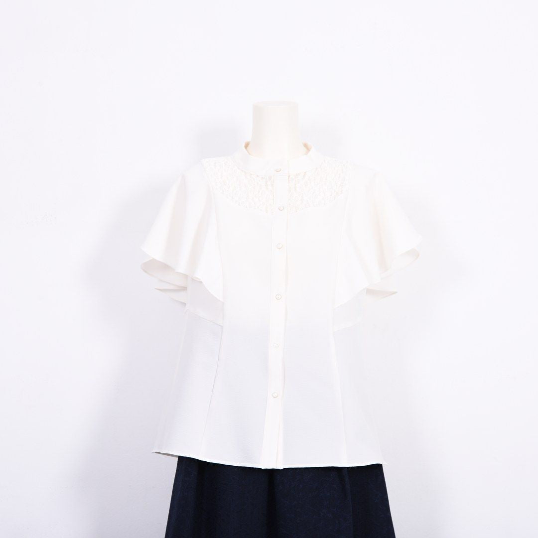 サッカーストレッチ　フレアスリーブブラウス　Dear Princess　3051312