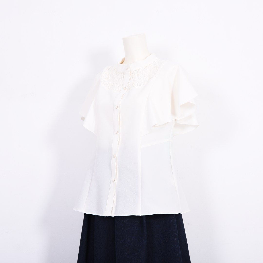 サッカーストレッチ　フレアスリーブブラウス　Dear Princess　3051312