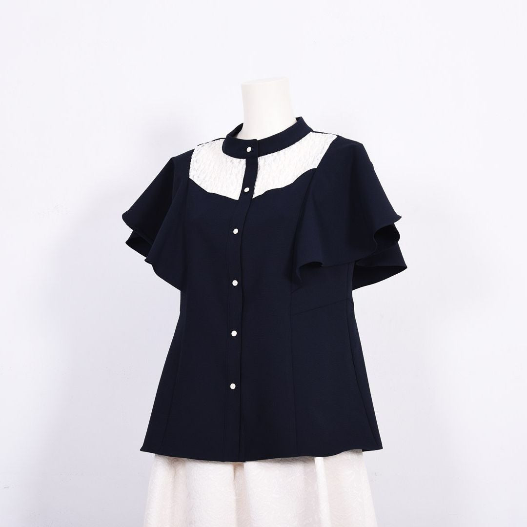 サッカーストレッチ　フレアスリーブブラウス　Dear Princess　3051312