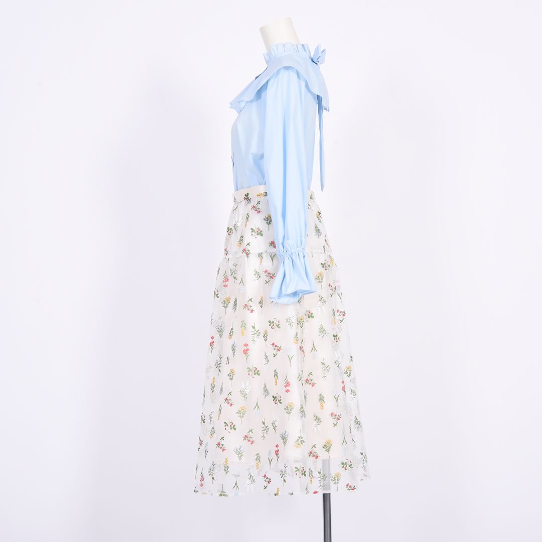 ボタニカルプリント　ティアードスカート　Dear Princess mieux　2055102