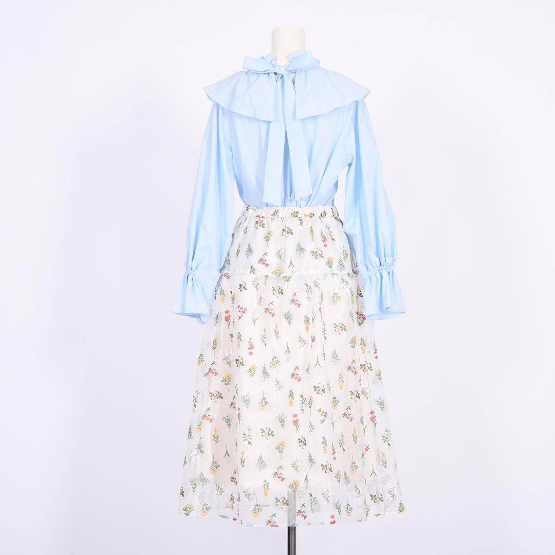 ボタニカルプリント　ティアードスカート　Dear Princess mieux　2055102