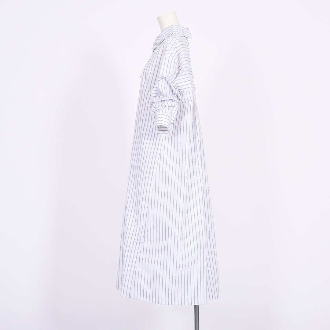 ストライプ　シャツワンピース　B DONNA　6059109