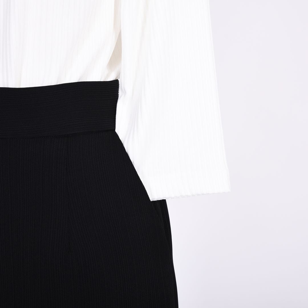 プリーツ風　タイトスカート　B DONNA　6055107