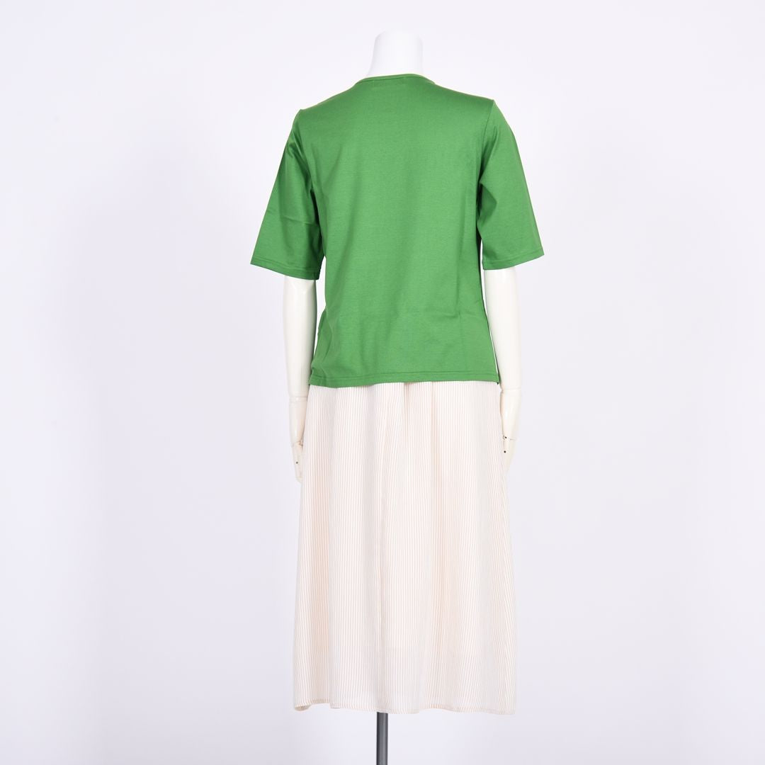 【コットン100%】刺繍モチーフ　カットソー　MIMO MODA　2562701