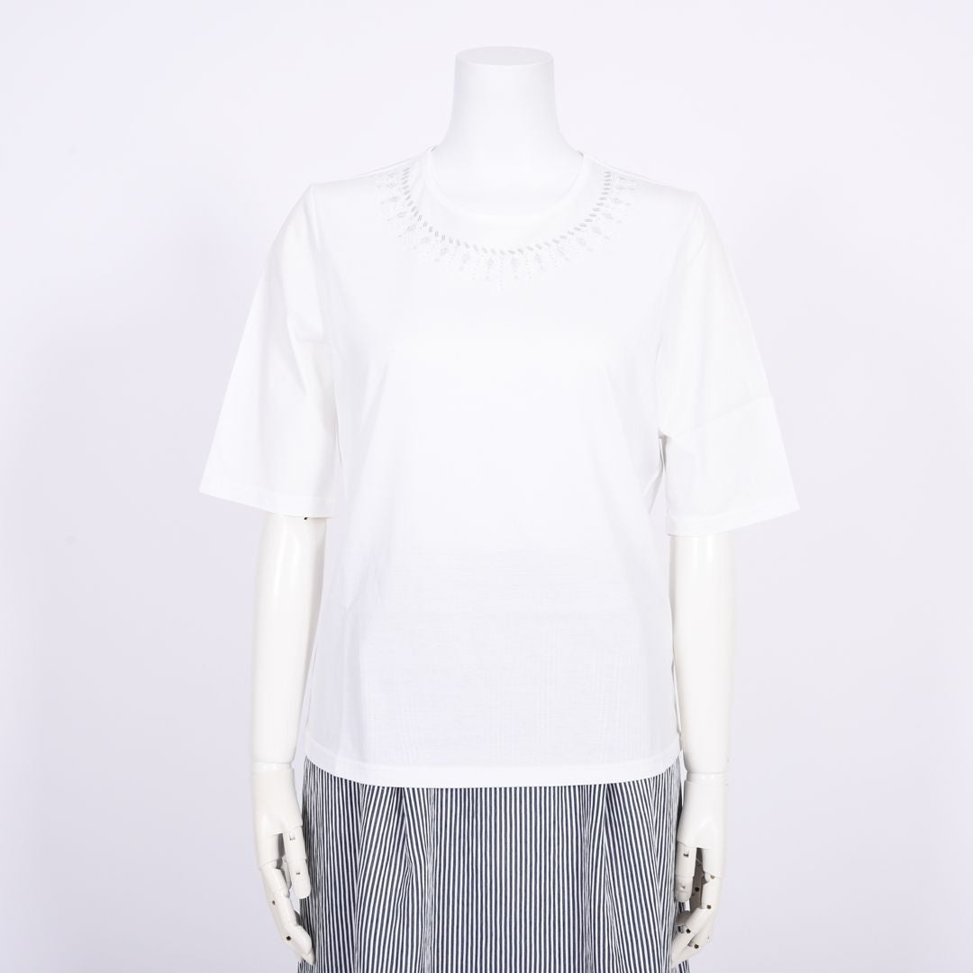 【コットン100%】刺繍モチーフ　カットソー　MIMO MODA　2562701