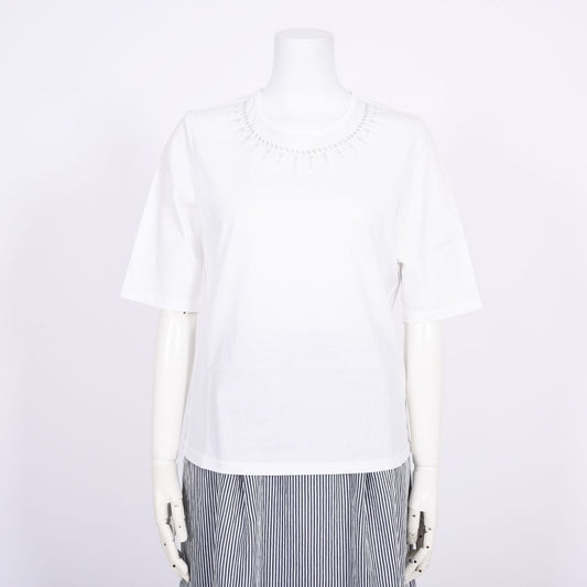 【コットン100%】刺繍モチーフ　カットソー　MIMO MODA　2562701