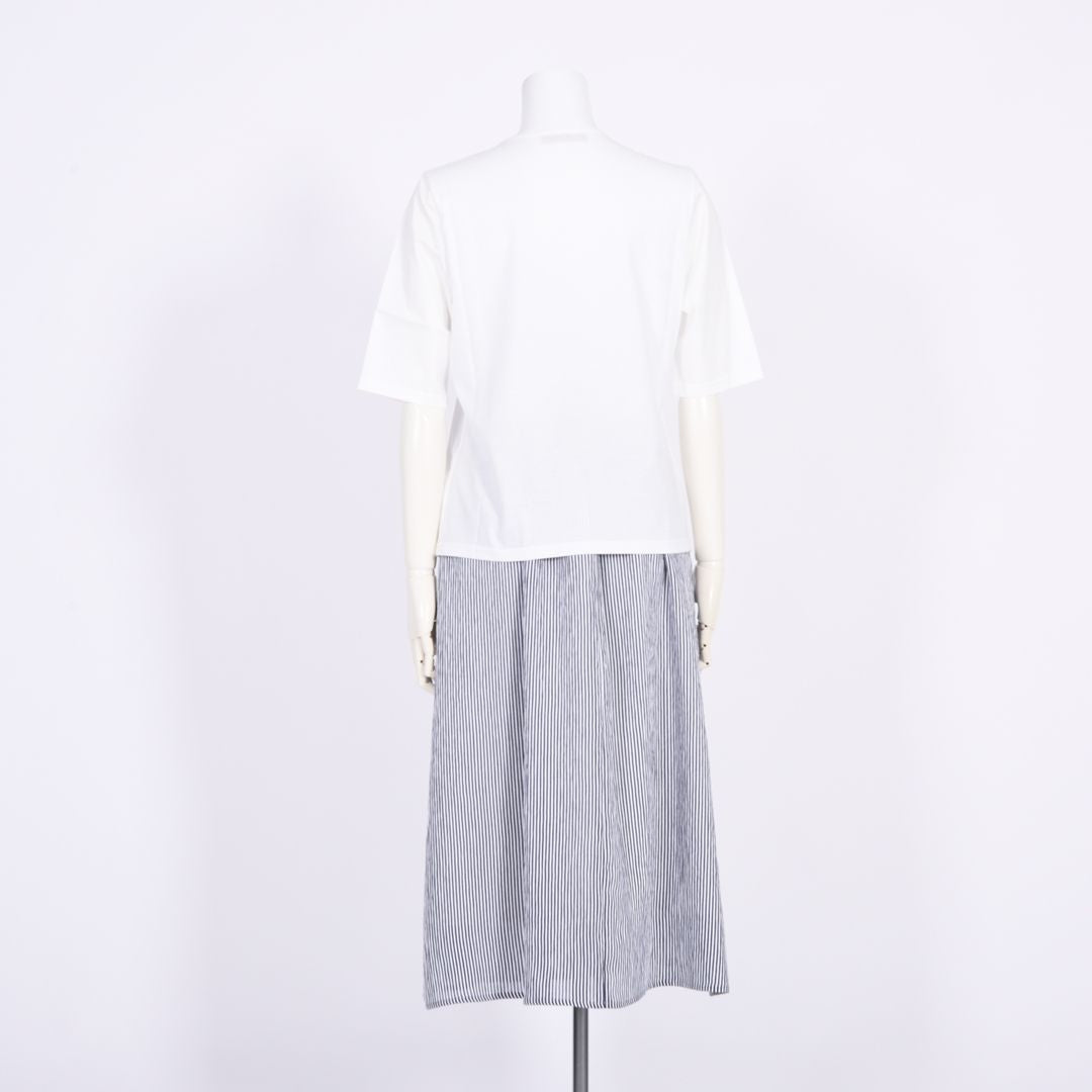 【コットン100%】刺繍モチーフ　カットソー　MIMO MODA　2562701