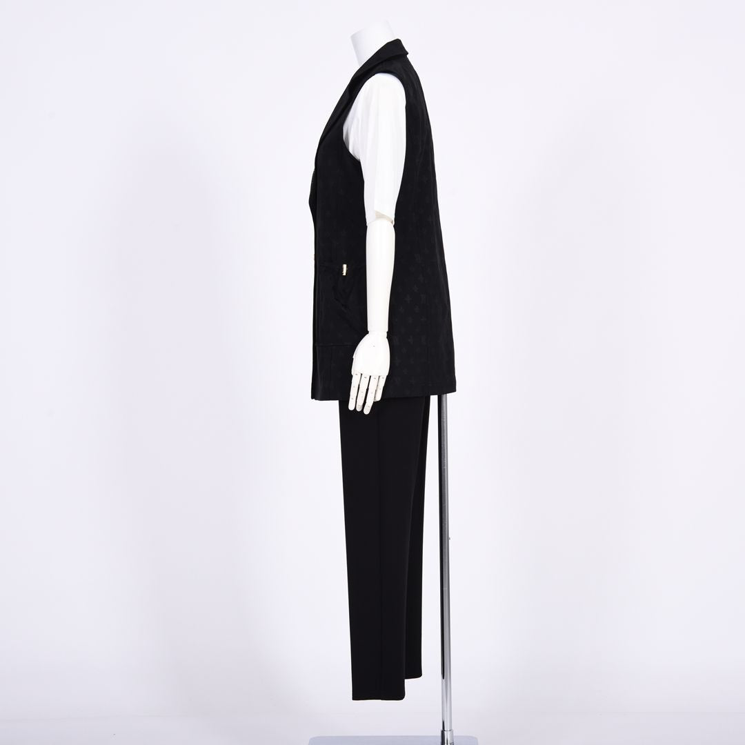 モノグラムジャガード　ミドル丈ジレ　VALENZA　5167303