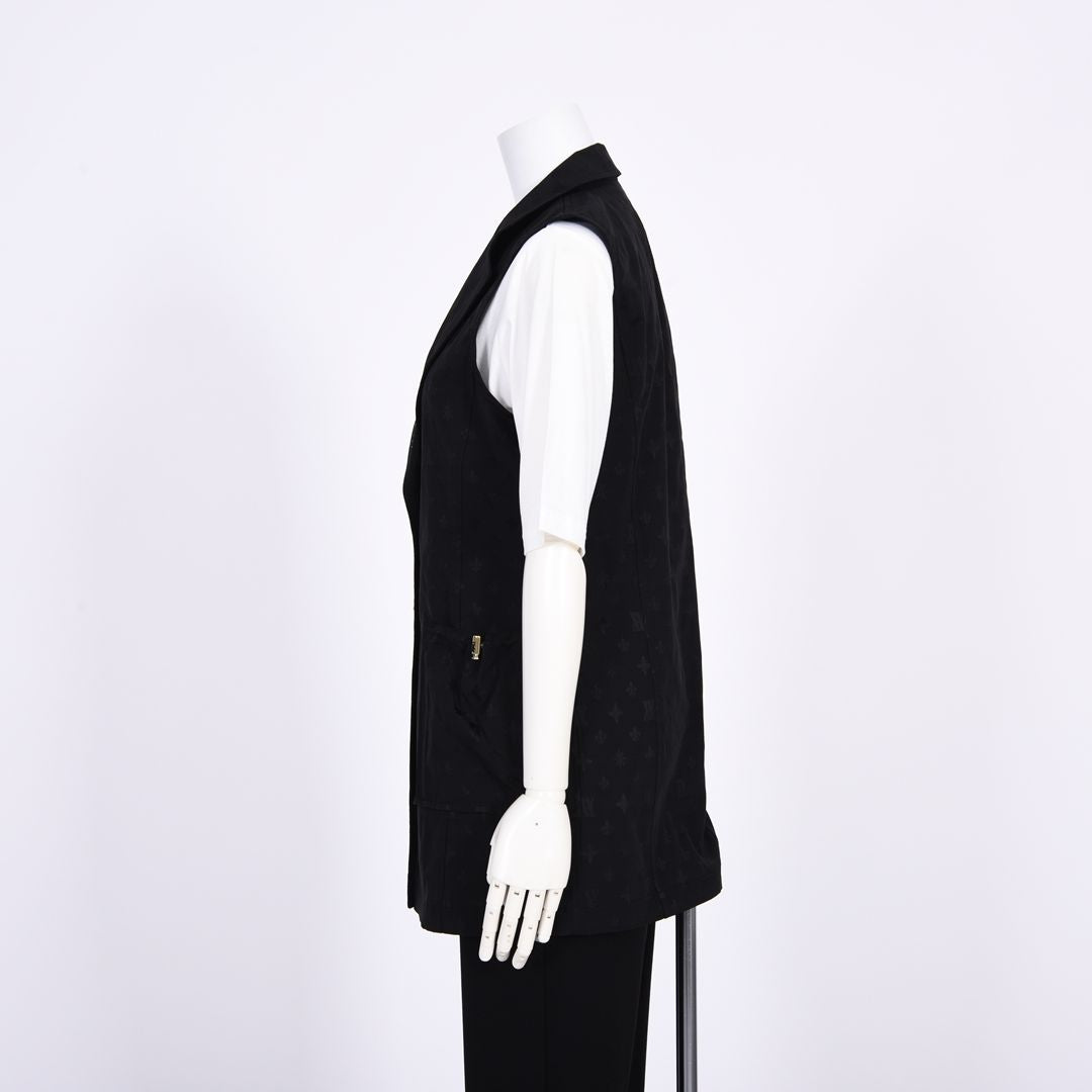 モノグラムジャガード　ミドル丈ジレ　VALENZA　5167303