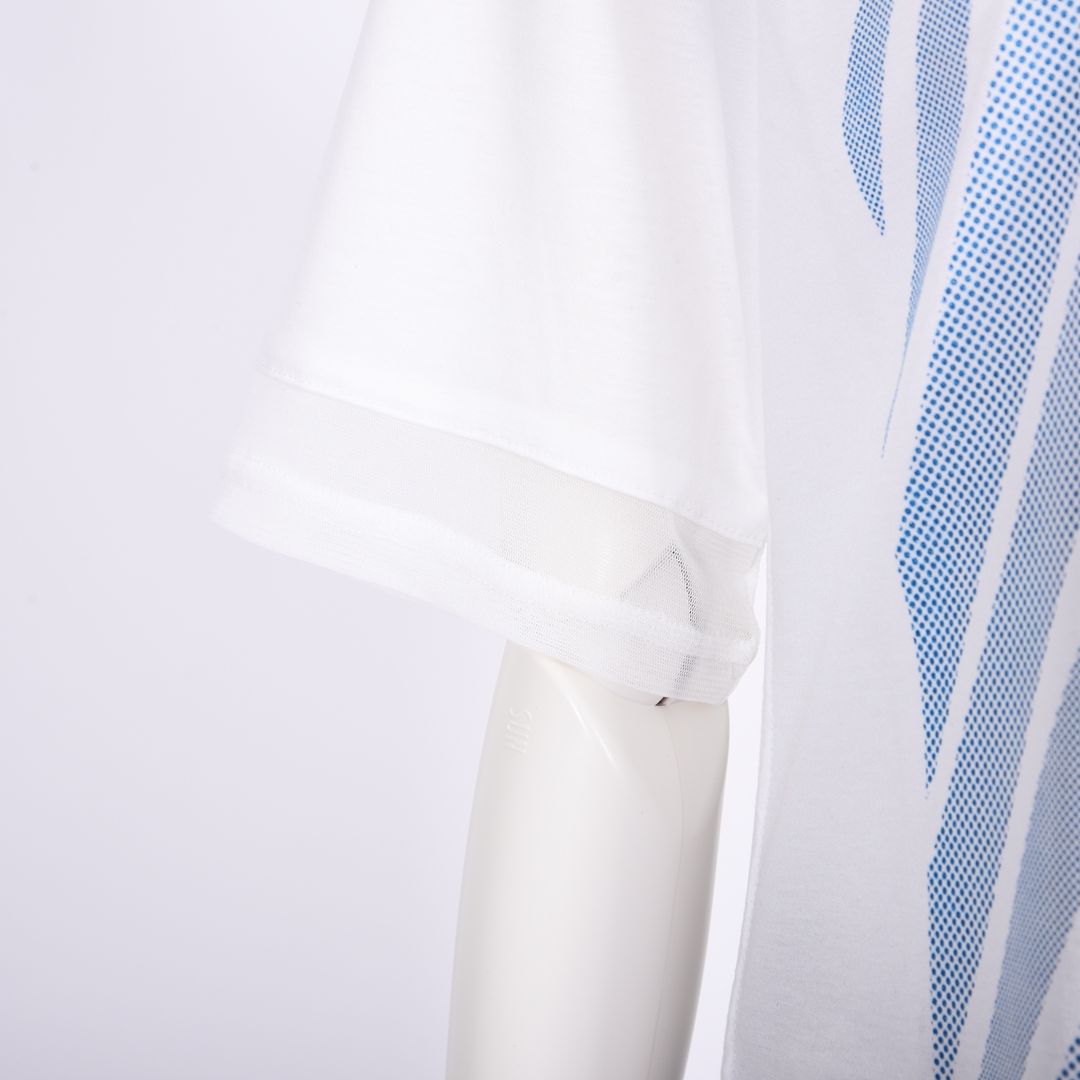 7分袖　チュール切り替えカットソー　VALENZA　5162305