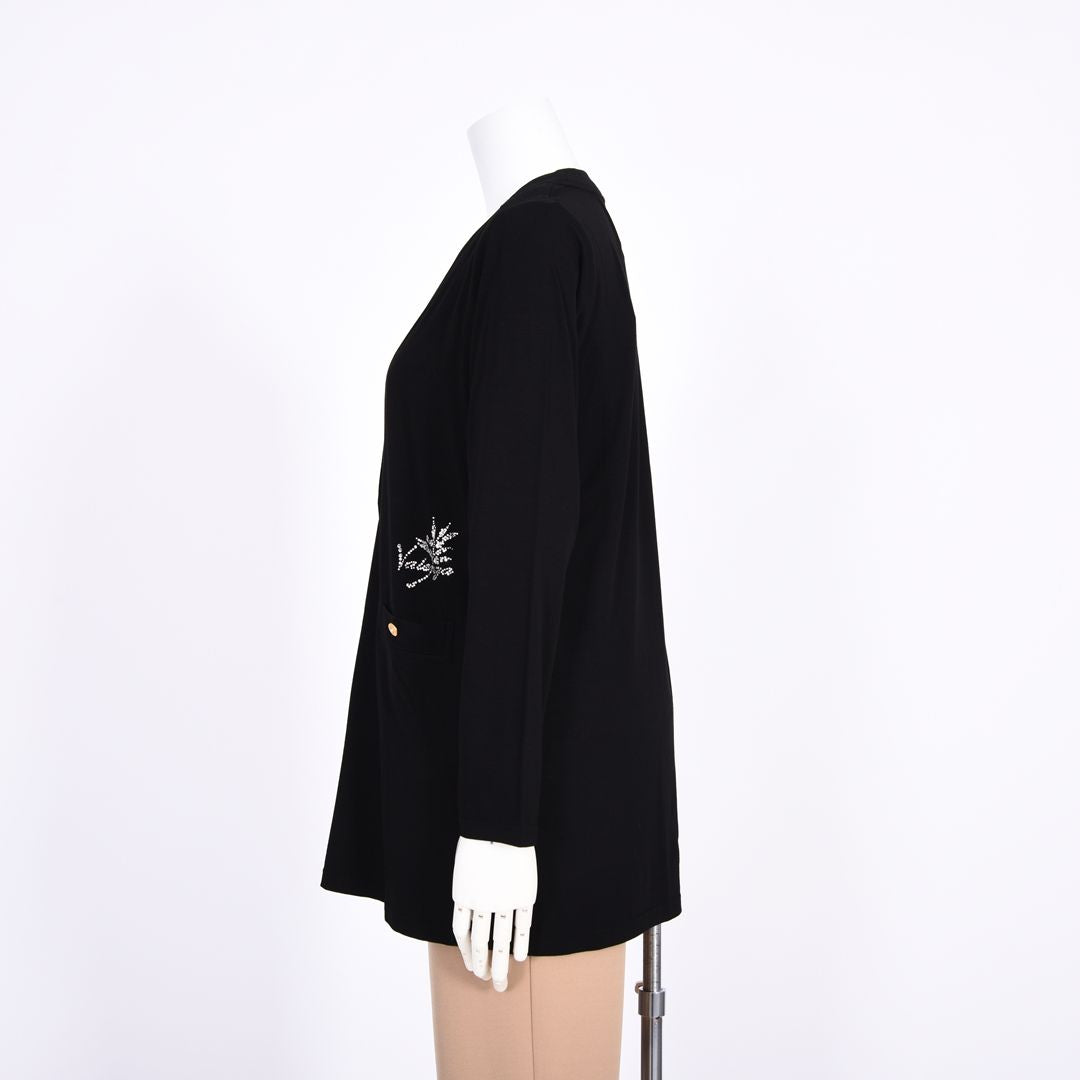 シルケット天竺　長袖カーディガン　VALENZA　5162308